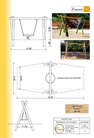 2002 R - Balançoire Nid d'Oiseau