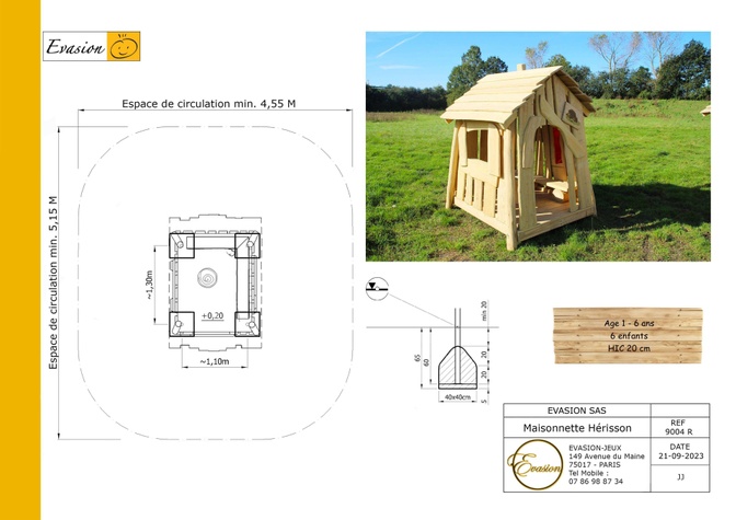 9004 R - Maisonnette Hérisson