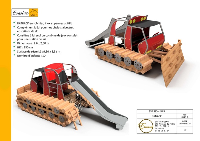 8025 - Combiné Rattrack