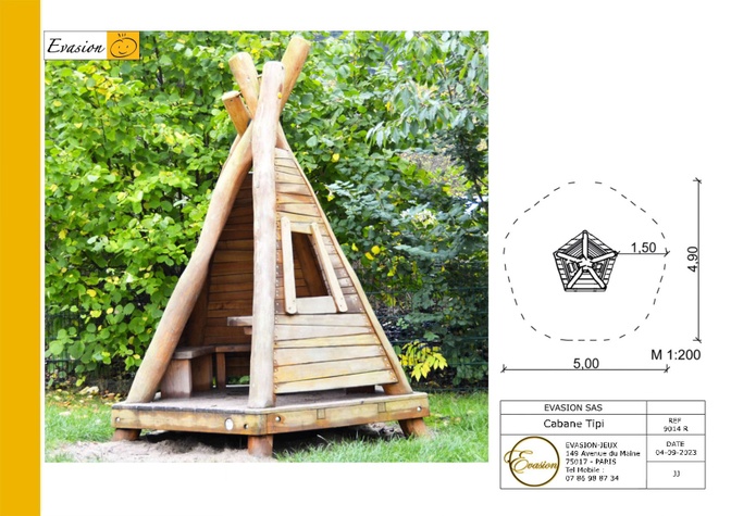 9014 R - Cabane Tipi